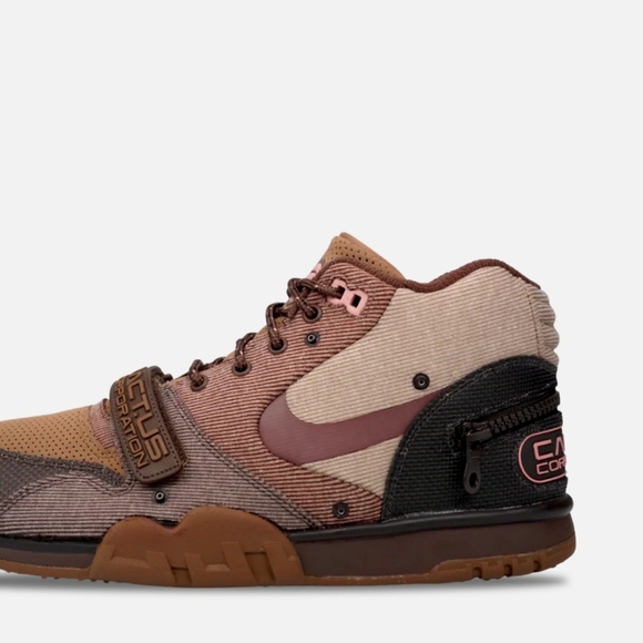 Nike Air Trainer 1 SP x Travis Scott Chocolate 2022 (DR7515-200) Men Size10 - Picture 4 of 4